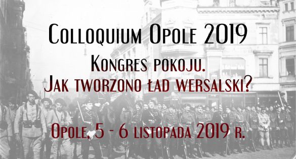 Nagłówek plakatu z programem konferencji Colloquium Opole 2019 (...)