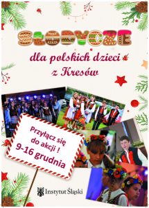 plakat "Słodycze dla polskich dzieci z Kresów"