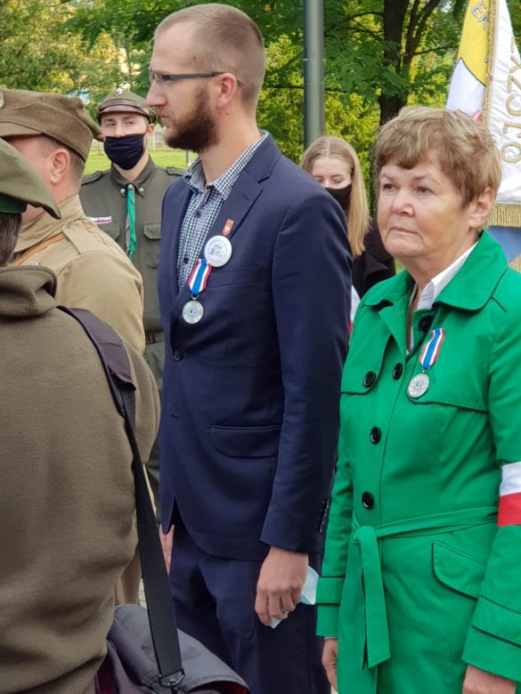 Krzysztof Marcinkiewicz z Odznaczeniem Pamiątkowym „Za Zasługi dla Światowego Związku Żołnierzy Armii Krajowej”
