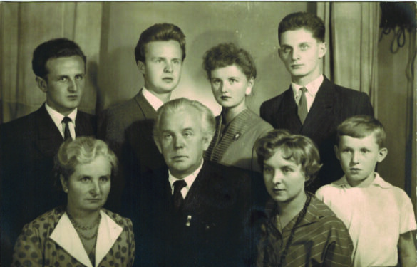 Jan Wawrzynek z rodziną