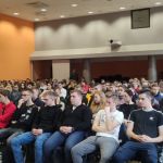 Wystawa "Ślązacy dla Niepodległej" w Powiatowym Centrum Kultury w Strzelcach Opolskich; widownia