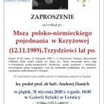 Zaproszenie na wykład ks. prof. Andrzeja Hanicha