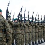 Upamiętnienie ofiar Marszu Śmierci - salwa honorowa