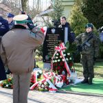 Upamiętnienie ofiar Marszu Śmierci - warta honorowa