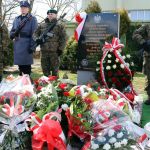 Upamiętnienie ofiar Marszu Śmierci - warta honorowa