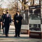 Konferencja prasowa "Śląsk wspólna sprawa" połączona ze składaniem kwiatów pod pomnikiem Wojciecha Korfantego