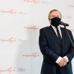 Konferencja prasowa "Śląsk wspólna sprawa" połączona ze składaniem kwiatów pod pomnikiem Wojciecha Korfantego