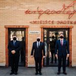 Konferencja prasowa "Śląsk wspólna sprawa" połączona ze składaniem kwiatów pod pomnikiem Wojciecha Korfantego