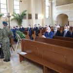 Msza św. podczas pochówku bezimiennych Powstańców Śląskich w Kalinowie