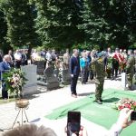 Uroczysty pochówek bezimiennych Powstańców Śląskich w Kalinowie