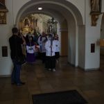 Msza św. podczas pochówku bezimiennych Powstańców Śląskich w Kalinowie