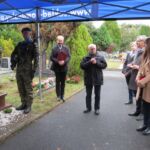 Uroczystość oznaczenia grobu powstańca śląskiego, Pawła Skrzypulca